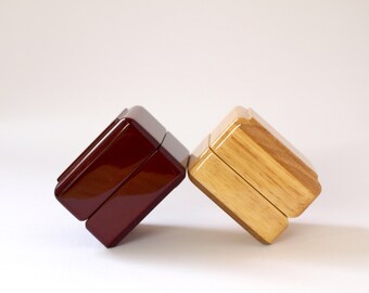 Engagement Ring Box Wood, Ring Bearer Box, Wooden ring Box, Proposal Ring Box, Ring box Wedding, Wooden Jewellery Box, Ring Holder