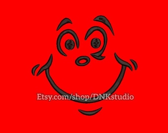 Cat Hat Face Machine Embroidery Design - 5 Sizes - INSTANT DOWNLOAD