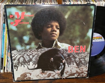 Michael Jackson Ben Vintage Vinyl Rat Cover Record