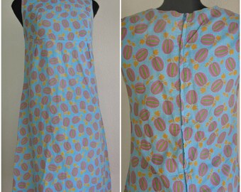 70s Cotton Novelty Dress