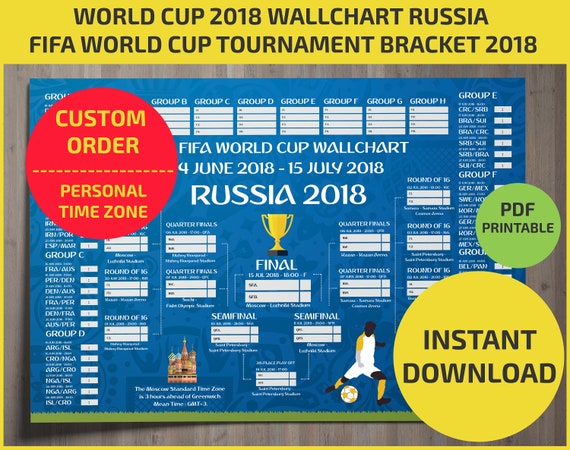 Custom order Wallchart FIFA 2018 World Cup Russia PDF