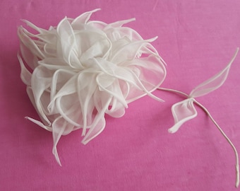 Bridal accessory in white organdy - 13025 vintage Bridal Bouquet