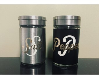Salt and Pepper Shakers - Handmade