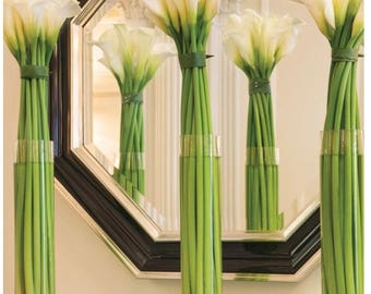 24" X 4" Cylinder Vase for wedding centerpiece