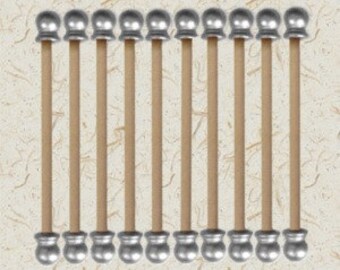 10-inch for 8-1/2 inch paper. DIY 200-PC. Scroll Invitation Rods