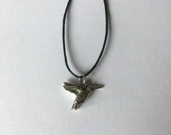 Handmade Hummingbird Tibetan Silver Necklace Choker
