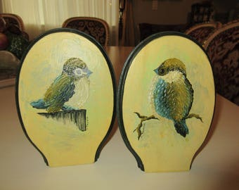 HAND PAINTED BIRD Decor