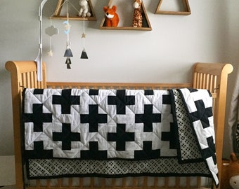 Swiss Cross Twin/Throw Quilt Pattern - Digital Download,