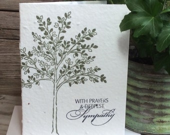 condolenses card