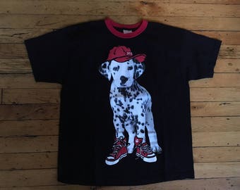Vintage Disney 101 Dalmatians ringer t shirt