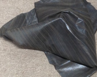 dark brown printed leather lambskin #AB490