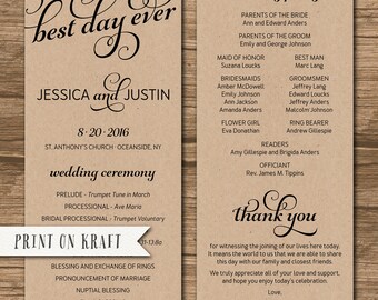 wedding program order of ceremony ceremony program order of