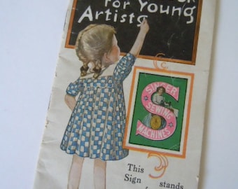 Singer Drawing Book for Young Artists Sewing Machines