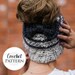 Messy Bun Hat CROCHET PATTERN - Bun Hat with Bow Pattern - Ponytail Hat Crochet Pattern - Striped Bun Beanie Pattern - Ponytail Beanie