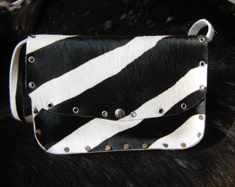 Printed Leather Shoulder Bag