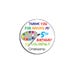 Art Birthday Party Sticker, Thank You For Coming, Painting Party Birthday Sticker, Party Favor Bag Seal Sticker, Happy Birthday Thank You