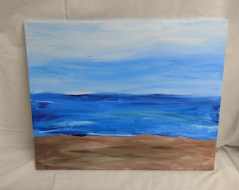 16 x 20 Abstract Beach Landscape