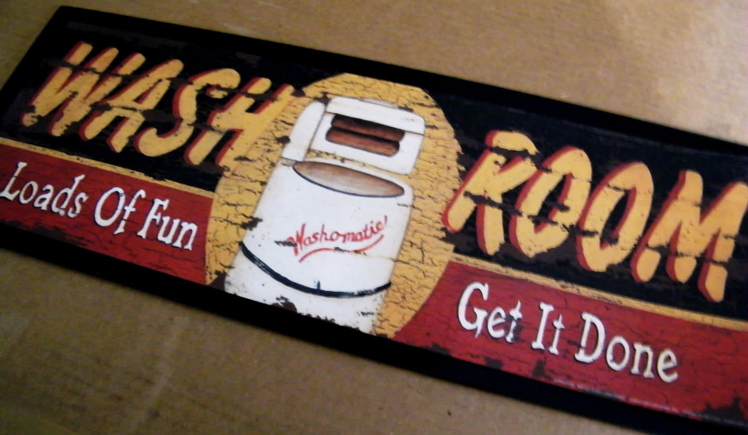 Retro Vintage LAUNDRY Room Sign WASH ROOM Loads Of Fun - 1500x872 - jpeg Vintage Laundry Signs