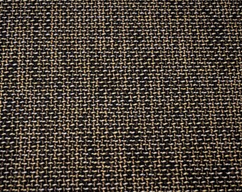Black Beige Textured Outdoor Fabric