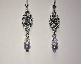 Filigree flower dangles