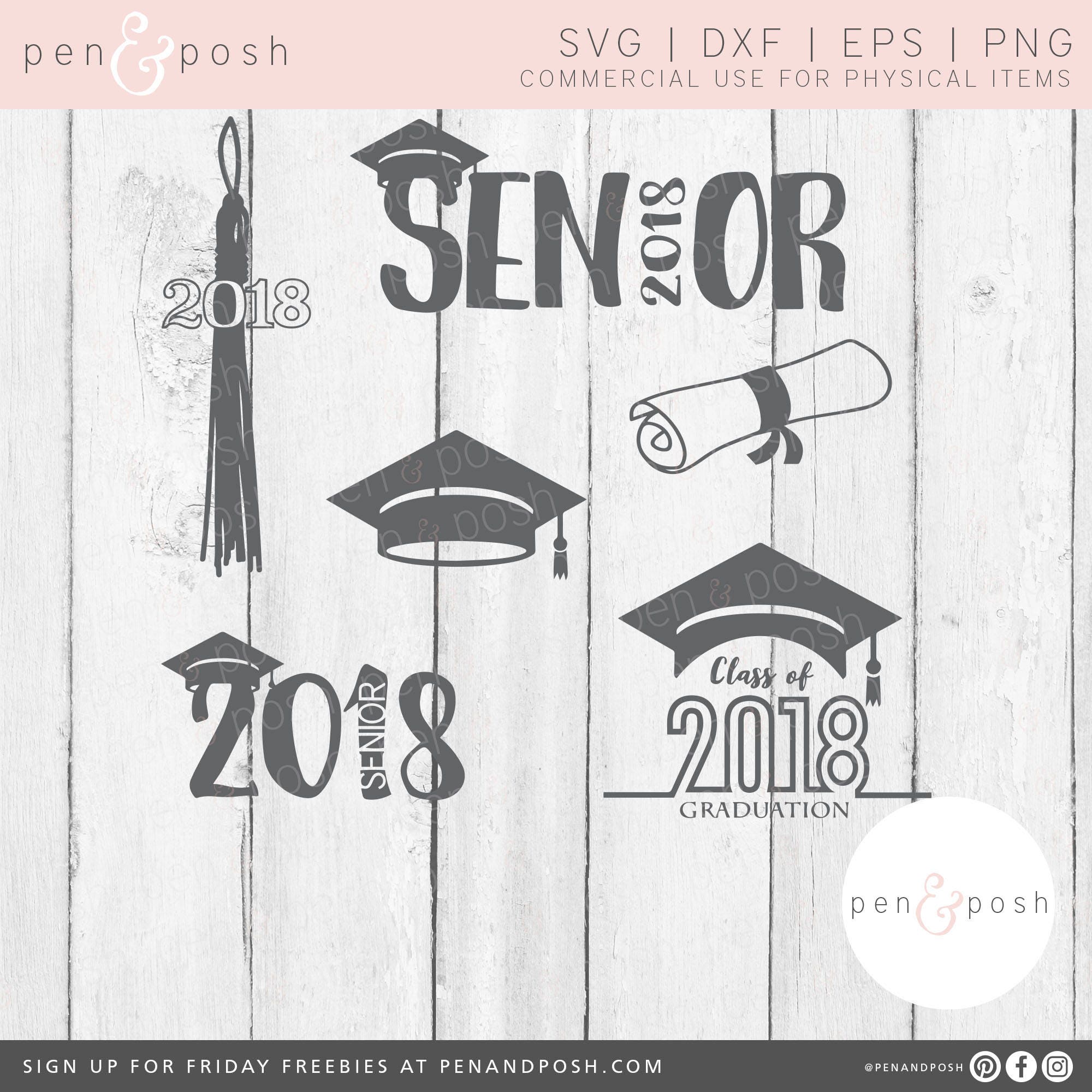 Graduation SVG Graduation DXF Graduation Clipart Senior