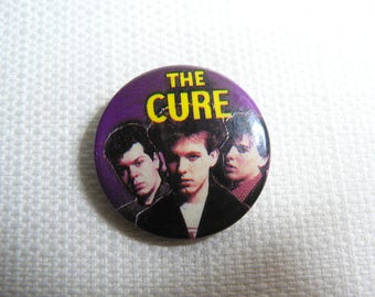 Vintage 80s - The Cure - Pin / Button / Badge