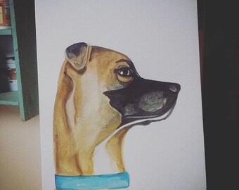 Custom Pet Watercolor