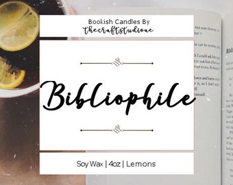Bibliophile Candle