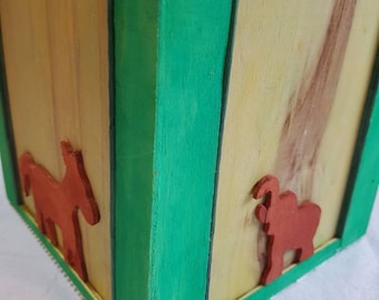 handmade recycled wooden box
