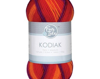 Sundown Fair Isle Kodiak Space Dye Yarn Wool (Pre-Order)
