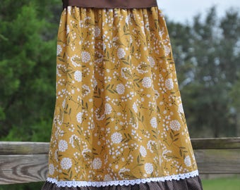 Price Reduced! READY TO SHIP! Girls Size 4 Autumn Delight Dress