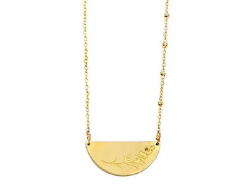 Gold Mustard Seed Necklace