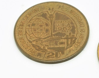 Vintage 1962 Seattle World's Fair Dollar Coin