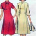 Dress - Vintage Pattern Simplicity 6158 Half Size 20 1/2 Bust 43