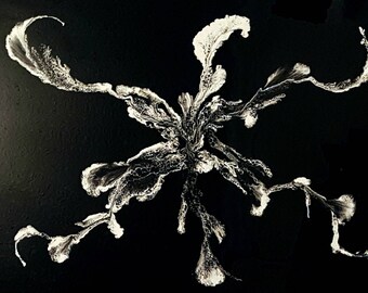 Fragility - an abstract acrylic painting