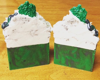 Harry Potter Soap, Slytherin Soap, Hogwarts House, Harry Potter, Slytherin, Artisan soap, Cold Process soap, Snake Soap
