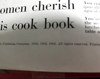 1965 Better Homes And Gardens New Cookbook