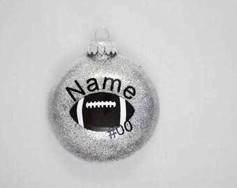 Football Christmas Ornament - Personalized Football Ornament - Football Player Gift - Football Coach Gift - Football Ornament - Football