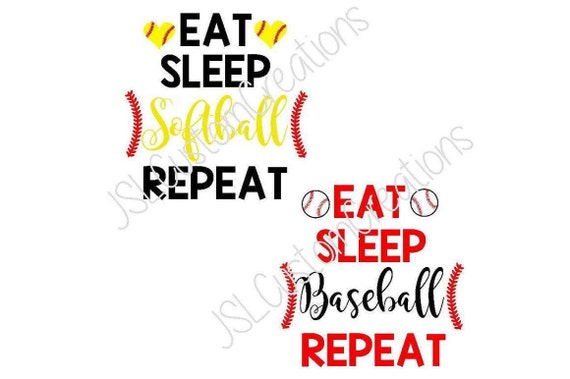 Free Free Eat Sleep Baseball Repeat Svg 538 SVG PNG EPS DXF File