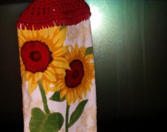 Crochet Top Hanging Towel