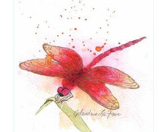 original watercolor note cards