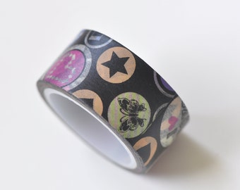 Star Butterfly Cartoon Washi Tape Japanese Masking Tape 20mm x 5M No.13309