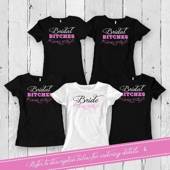 Bridal Party Shirts Bachelorette Party T Shirts Bridal Shower