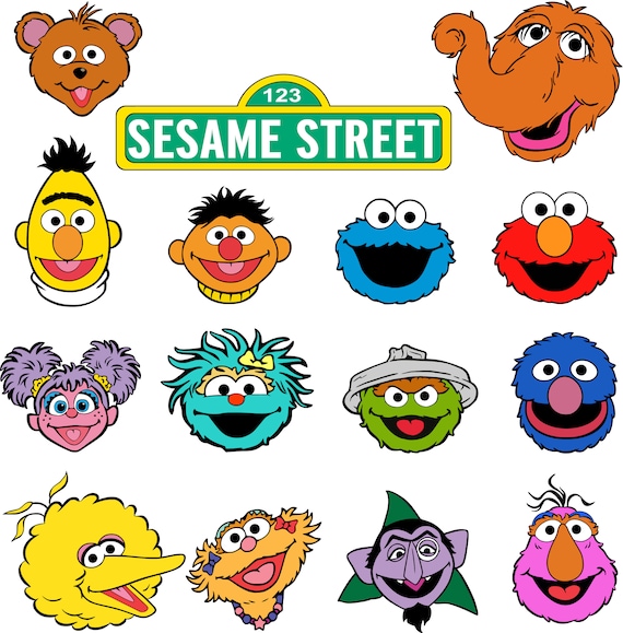 Sesame Street.Svg.Dfx.Eps.Pdf.Png.JPG.