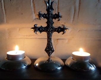 Pewter Merovingian Altar / Fireplace Set