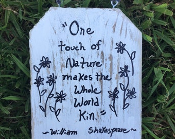 One Touch of Nature sign