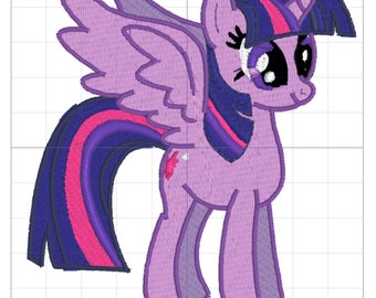 Twilight Pony Embroidery Design