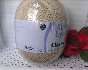Aunt Lydia's Classic Cotton Crochet Thread Size 10 Natural 2730 yd.