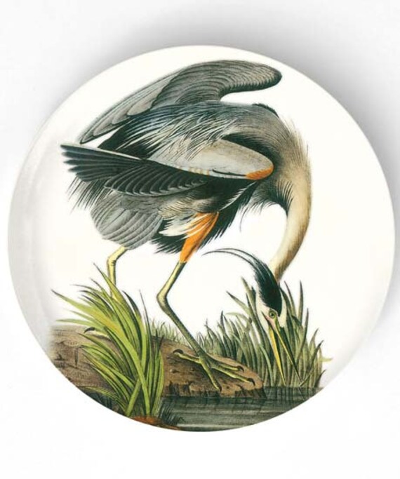 Audubon Great Blue Heron dinnerware