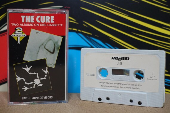 Faith / Carnage Visors by The Cure Vintage Cassette Tape